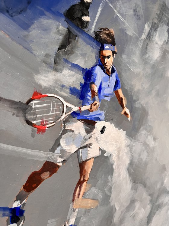 Breaking serve
