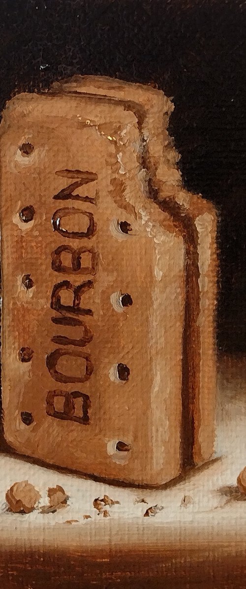 Little Bourbon biscuit still life by Jane Palmer Art