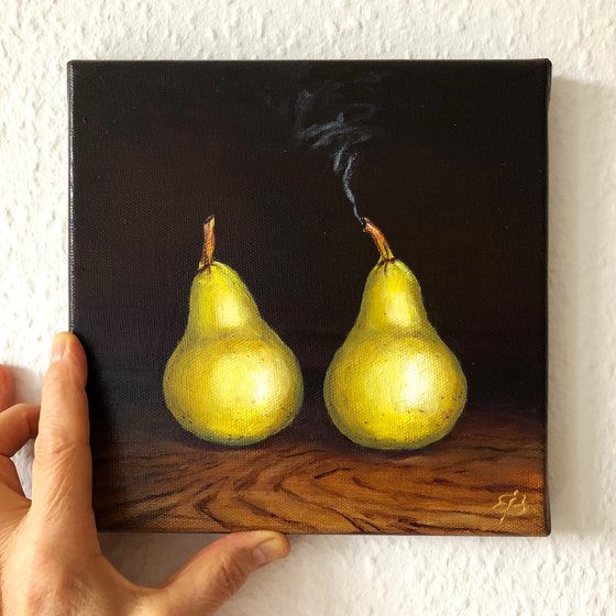 Smoked pears