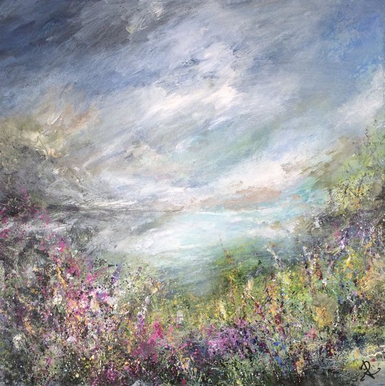 Heather Landscape / Seascape Anglesey