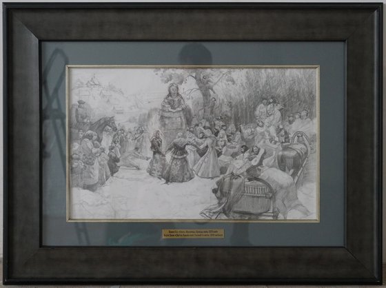 Maslenitsa. Farewell to winter. 17th century