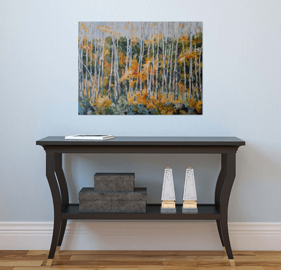 In the autumn forest