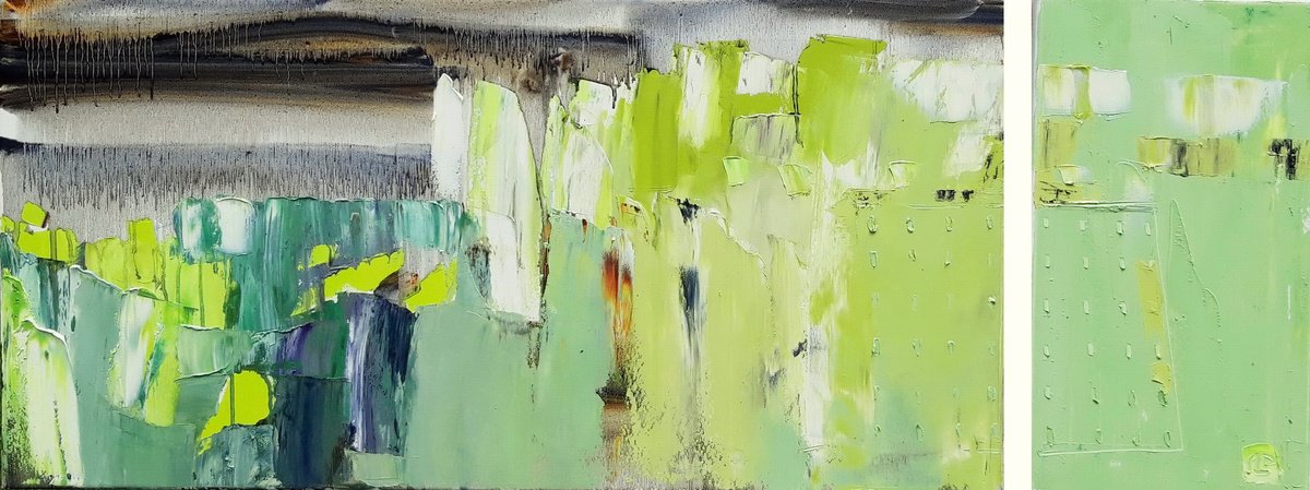 Summer Grass. By Lesya Ros, 45 X 18, Artwork For Sale On Artfinder