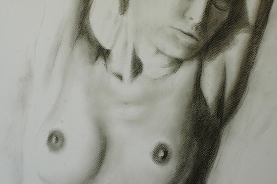 Charcoal drawing
