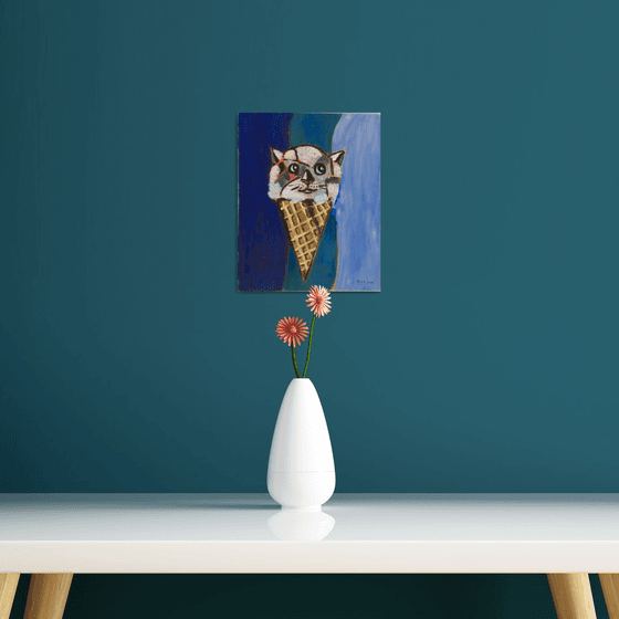 Two Flavor Cat Cone