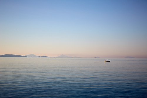 Greek Fisherman by Douglas Kurn