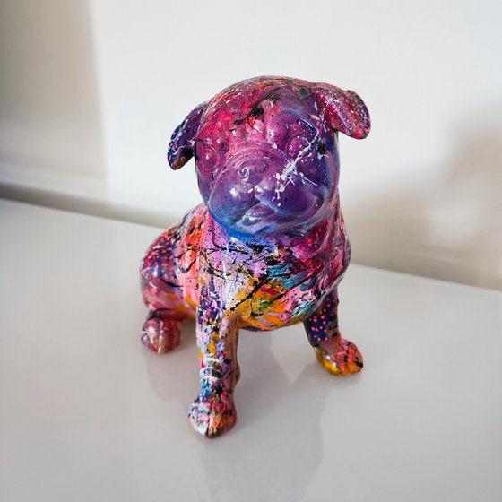 Dog art (bulldog)