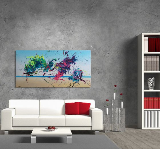 Sky Dance (Spirits Of Skies 128085) (160 x 80 cm) XXXL (64 x 32 inches)