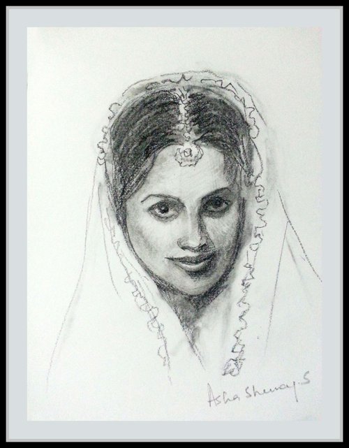 A pretty bride by Asha Shenoy