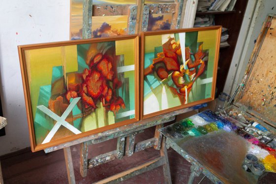 Diptych "CREATIVITY"