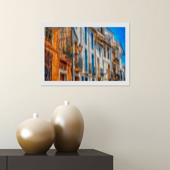 Spanish Facade. Limited Edition 1/50 15x10 inch Photographic Print