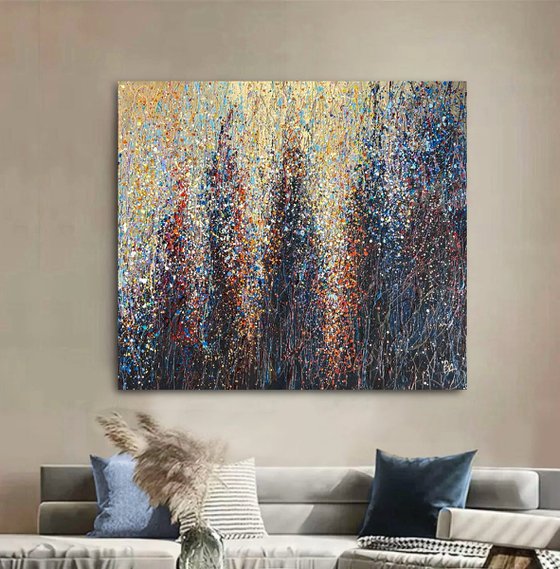 Golden Rain - Blue