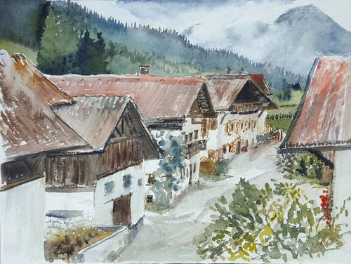 Tyrolean Farms by Morag Paul