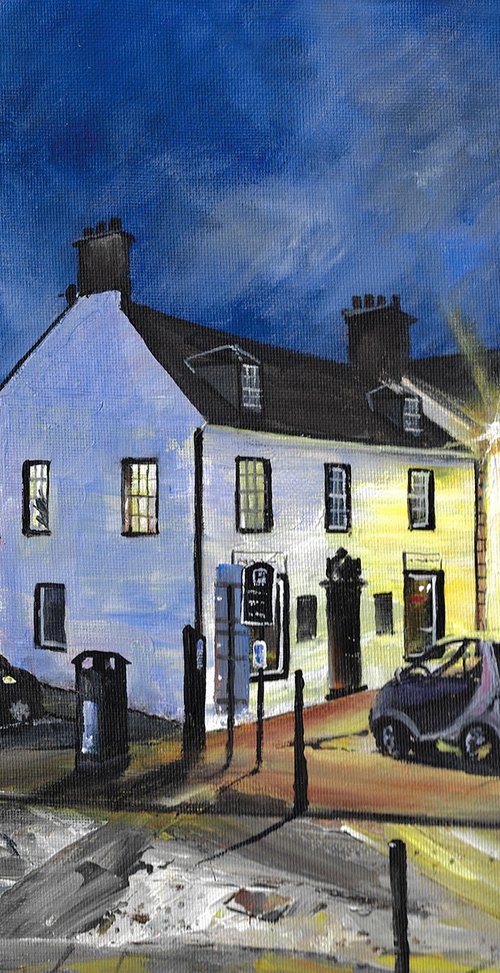 Inveraray Townscape Scotland Acrylics Painting by Stephen Murray