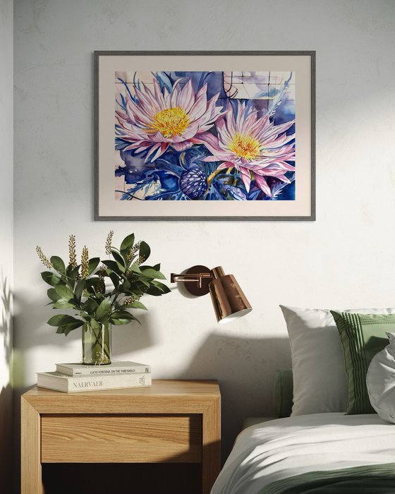 Purple Carpobrotus Edulis