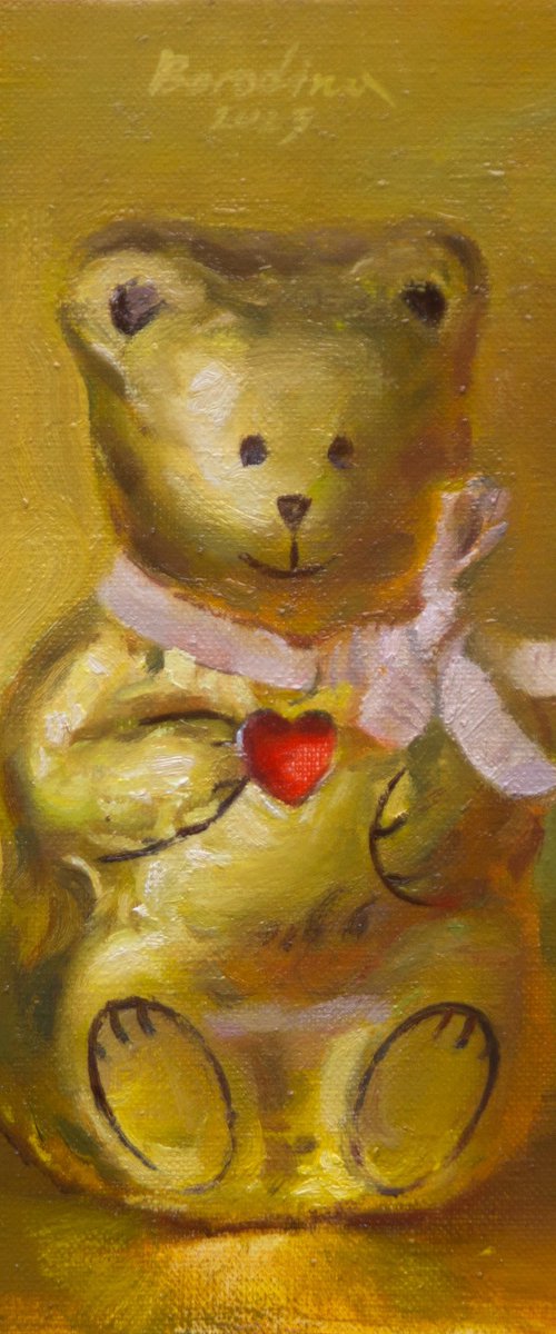 Golden teddy. by Anastasia Borodina