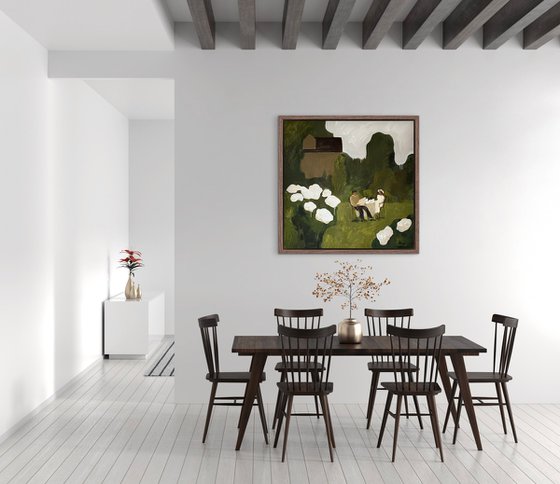 «Time of White Hydrangeas»