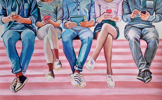 Conversation / 100 x 61,8 cm