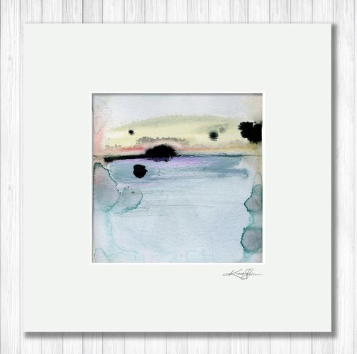 Tranquil Dreams 10 - Abstract Landscape/Seascape Painting by Kathy Morton Stanion by Kathy Morton Stanion