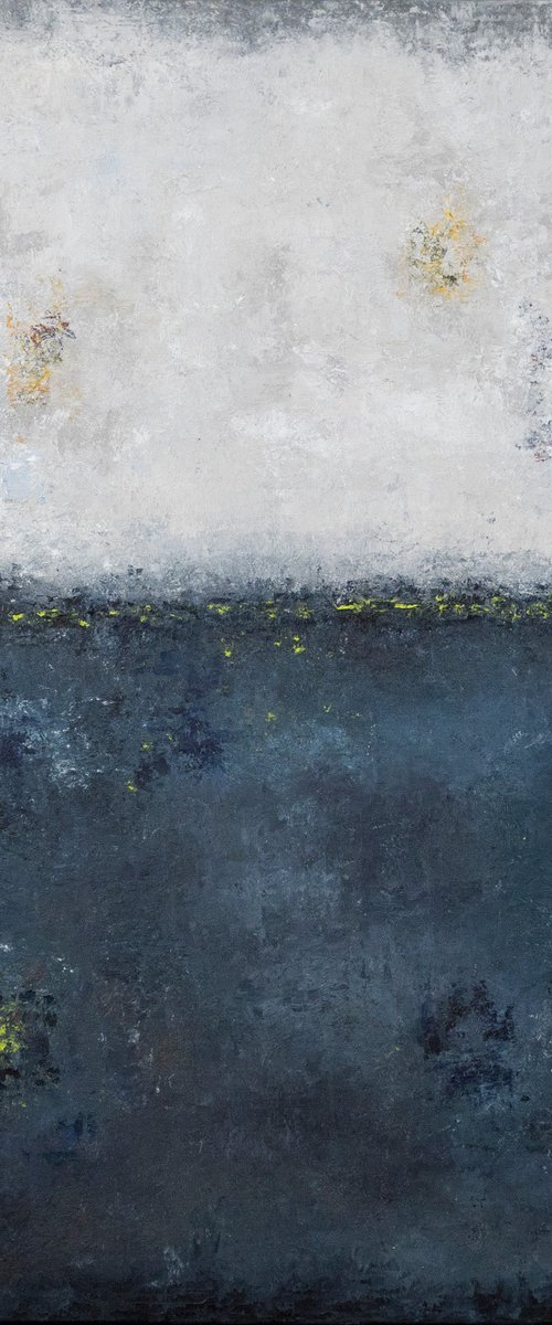 Old Wall. Original oil painting with frame by Anastasia Antia