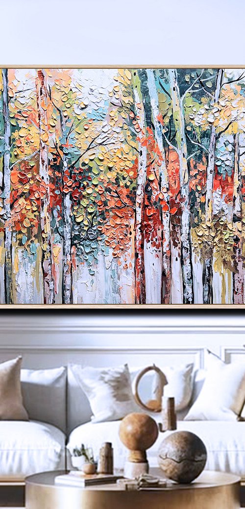 Glow Birches by Lana Guise