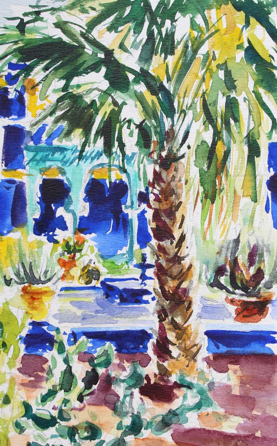 Marjorelle Blue, Marrakech