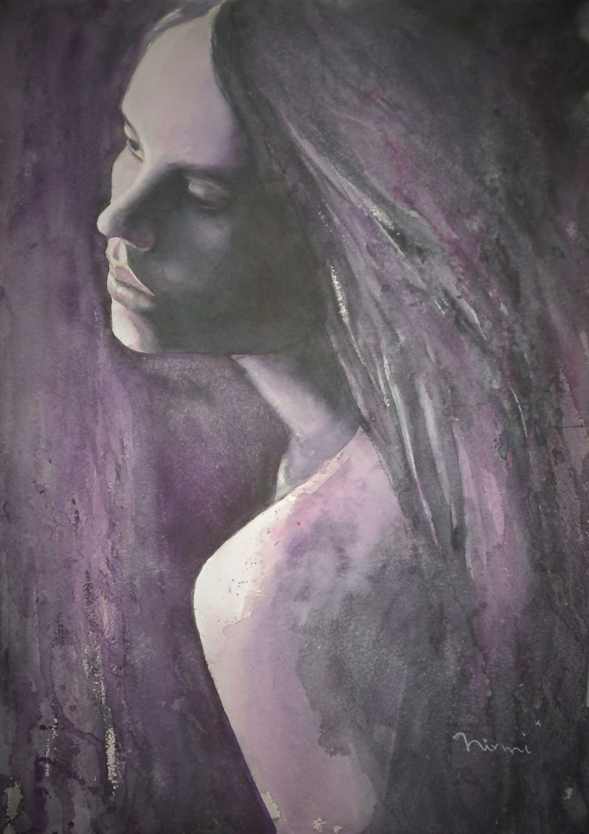 Violet moments by Ninni watercolors