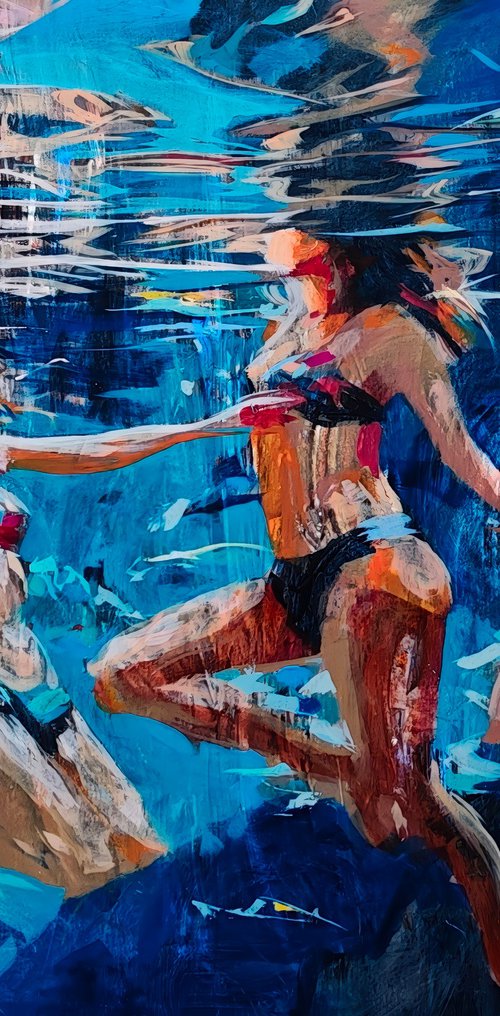 Beneath the touch of the waves by Daniel Bulimar Henciu