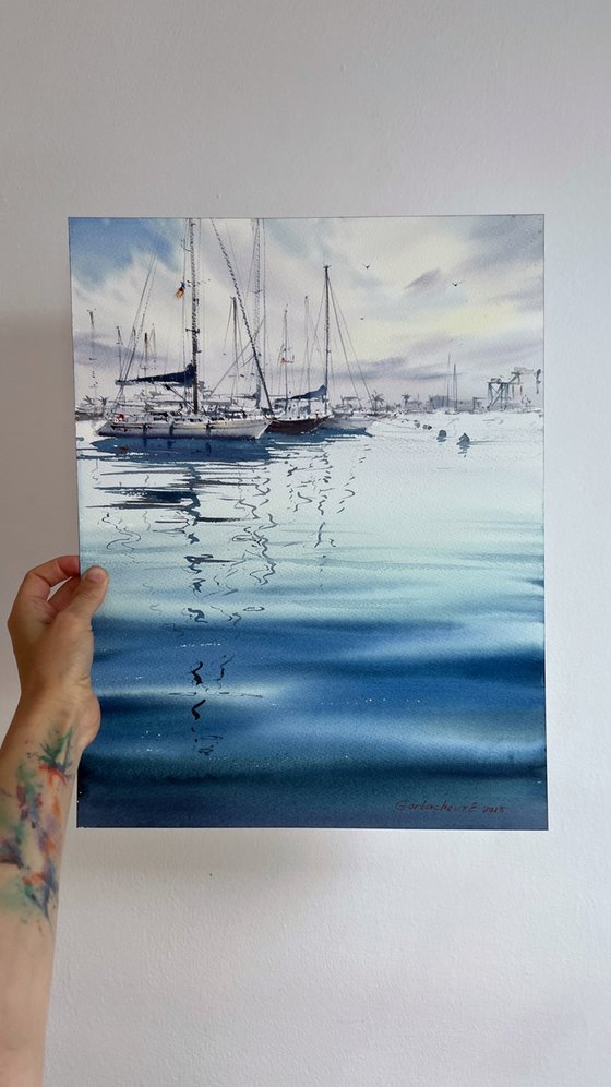 Yachts in the Morning Haze