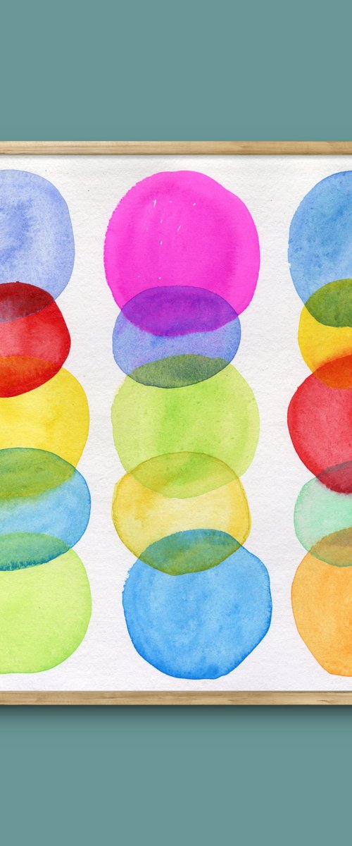 Watercolour Spots and Dots by Sharyn Bursic