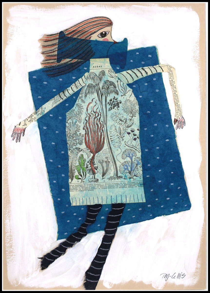 The Marine Biologist By Mariann Johansen-Ellis, 12 X 16, Artwork For Sale On Artfinder