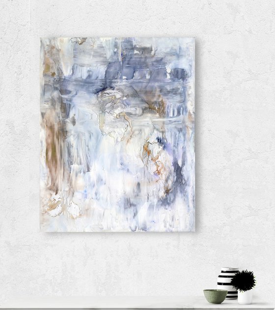 Mystical Moments 5 - Textural Abstract Painting  by Kathy Morton Stanion