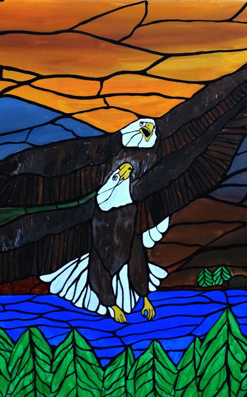 Bonded Eagles by Rachel Olynuk