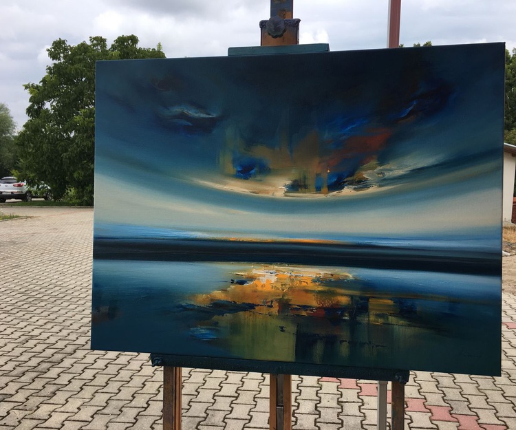 Watching Over You 60 X 80 Cm Abstract Landsca Artfinder
