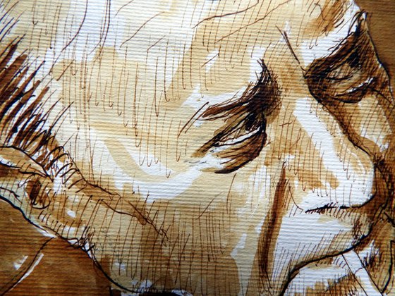 Portrait of Leonardo Sciascia