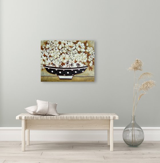 Peonies and Roses with Viennese Vase