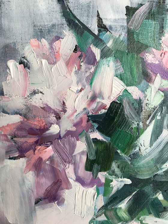 Bouquet of peonies. one of a kind, handmade artwork, original painting.