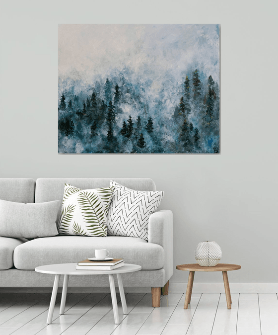 Forest Landscape Oil Painting