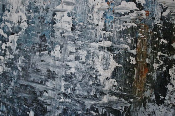 Abstract,black,white,christmas sale 1800 USD now 1400 USD.