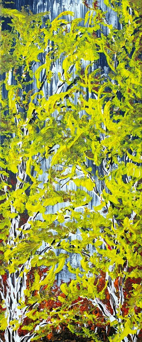 Two Birches 1 by Daniel Urbaník