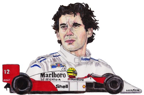 Ayrton Senna by Paul Nelson-Esch