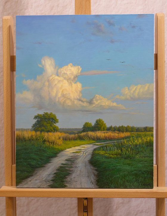 Landscape with a road