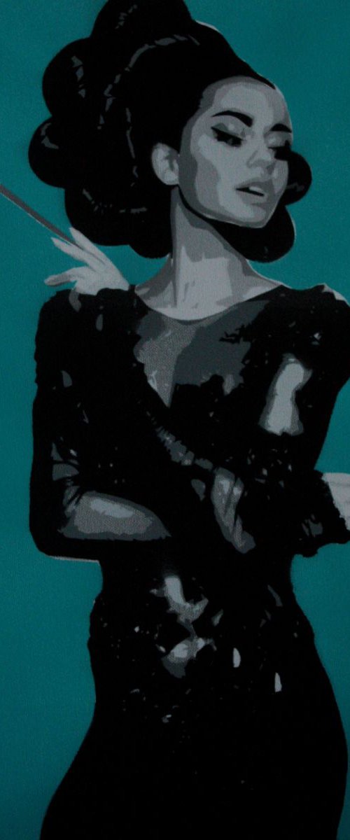 Lady in blue by BIZZY