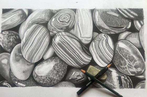 Wet Pebbles II 2025