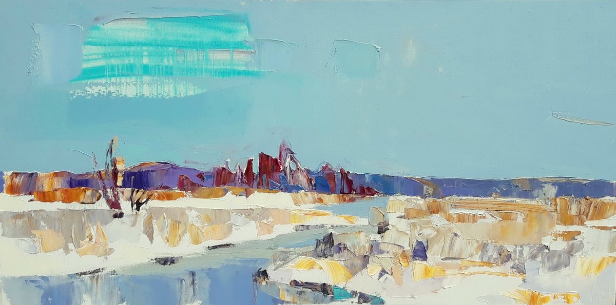 Winter Day. By Lesya Ros, 31 X 16, Artwork For Sale On Artfinder