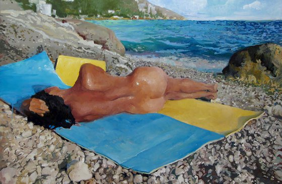 On the coast of the Black Sea