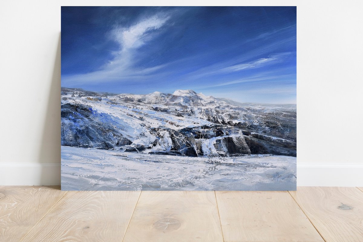 Expressive Landscape Oil Painting By Ivan Grozdanovski, 39 X 31, On The Path To Valhalla - 12, Original Artwork