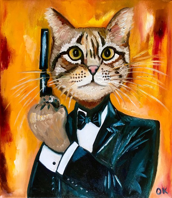 Troy The Cat  James Bond 007