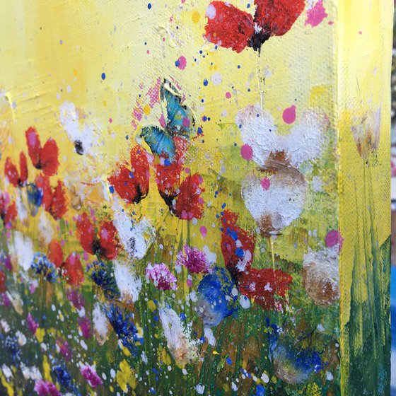 Poppies and Corn Flowers