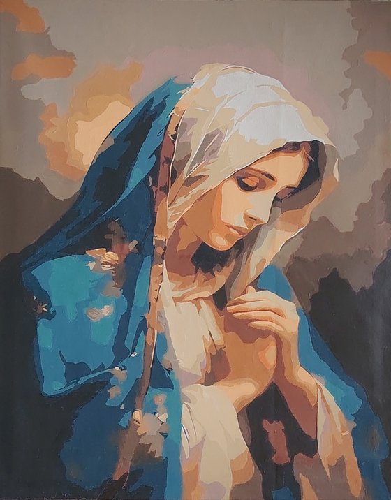 Mary Cloaked in grace